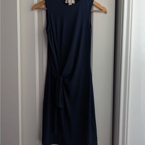Michael Kors Navy Midi Dress
